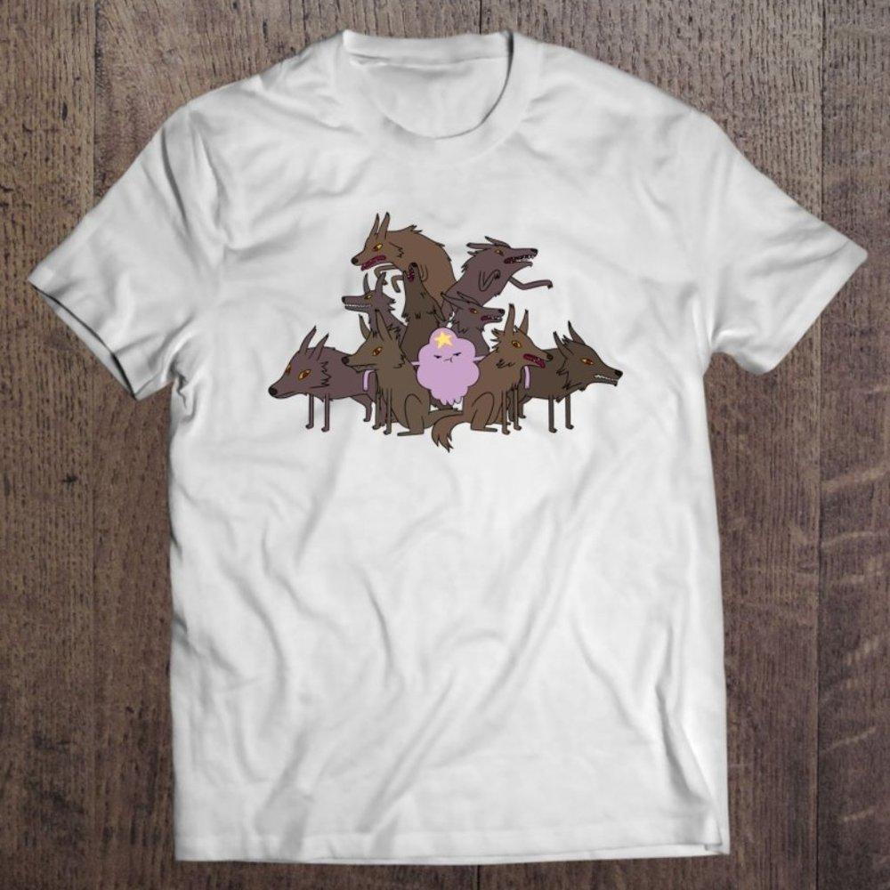 Adventure Time Lumpy Space Princess Wolves Pullover T-Shirt